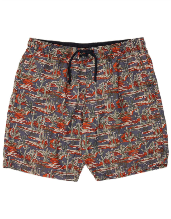 Marks & Spencer Herren Badeshorts mit abstraktem Muster XL Mehrfarbig