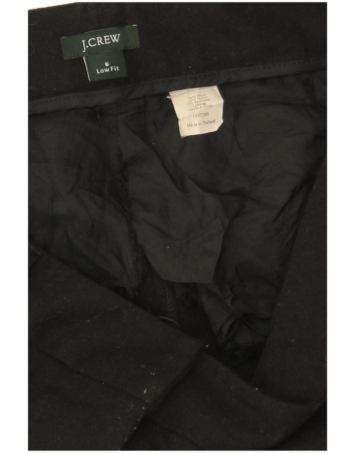 J. CREW Damen Low Fit Bootcut Freizeithose US 6 Medium W30 L32 Schwarz