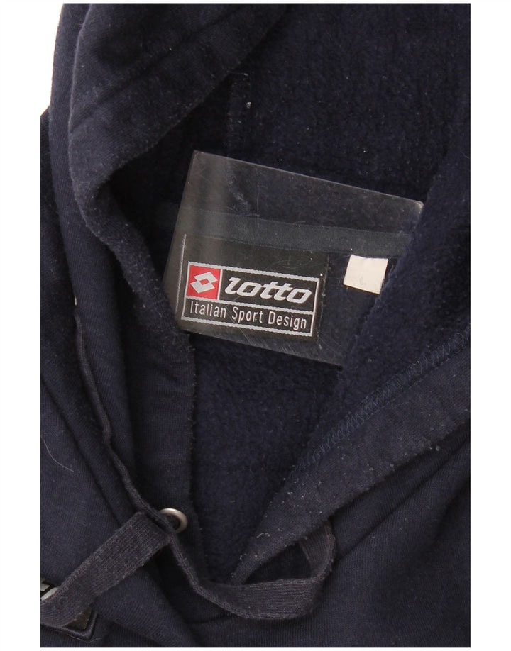 LOTTO Herren-Kapuzenpullover, groß, Marineblau, Farbblock