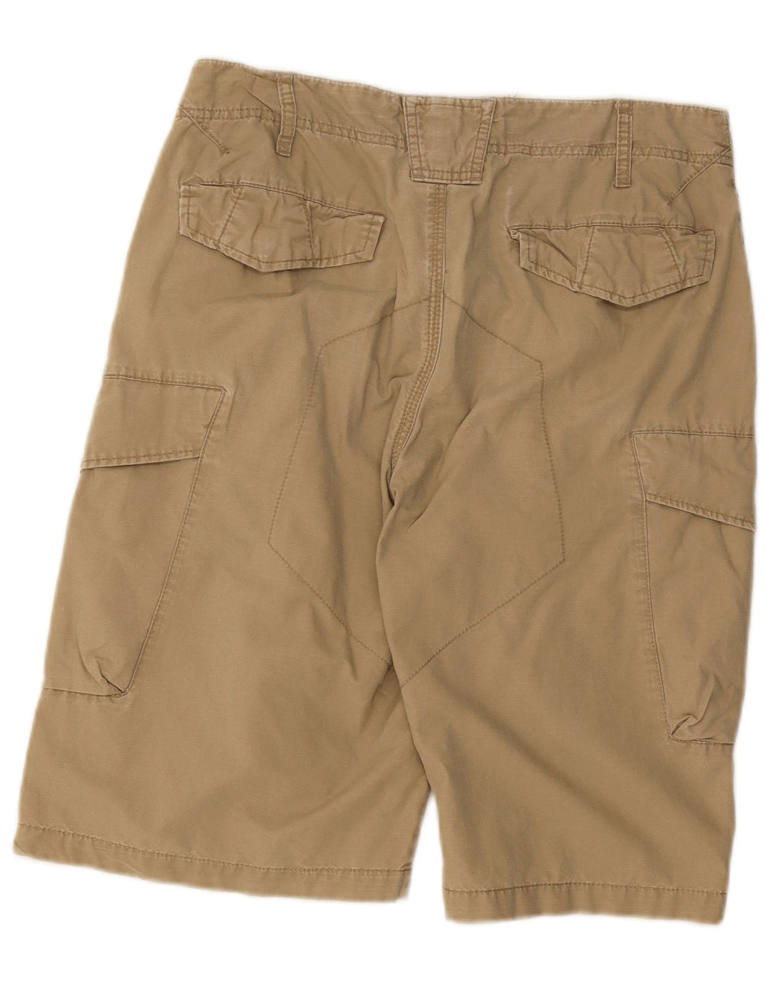 Zara Herren Cargoshorts EU 40 Medium W31 Beige Baumwolle