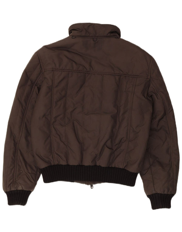 Refrigiwear Herren Liner Bomberjacke UK 40 Großes braunes Nylon