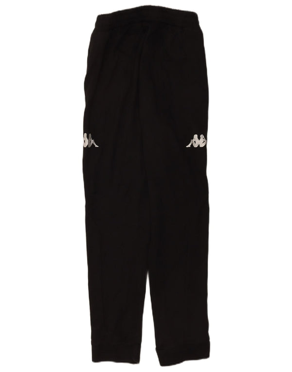 Kappa Damen Trainingshose Jogger UK 8 Small Schwarz Baumwolle