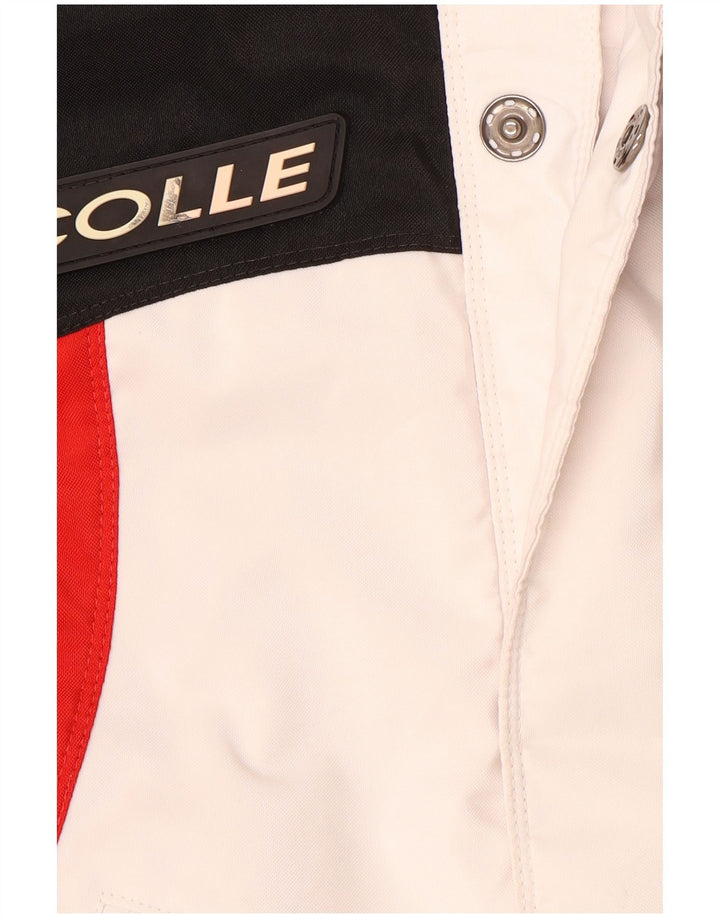 VINTAGE Skijacke für Jungen, 11–12 Jahre, mehrfarbiges Colourblock-Polyester