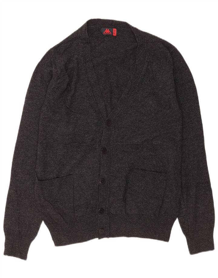 Robe Di Kappa Herren Strickjacke Mittelgrau