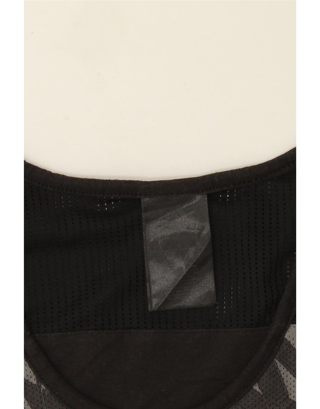Adidas Herren Weste Top Small Schwarz Geometrisch Baumwolle