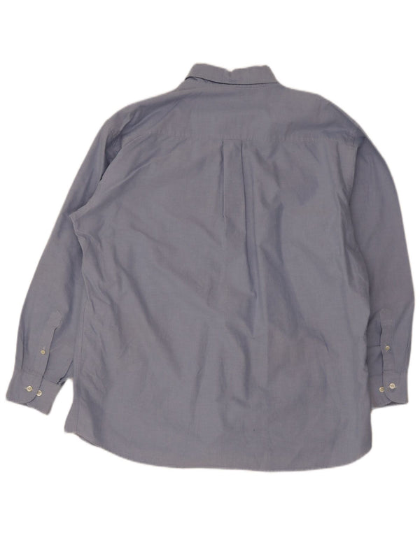Avirex Herrenhemd 2XL Blaue Baumwolle