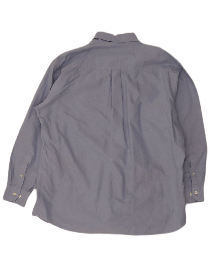 Avirex Herrenhemd 2XL Blaue Baumwolle