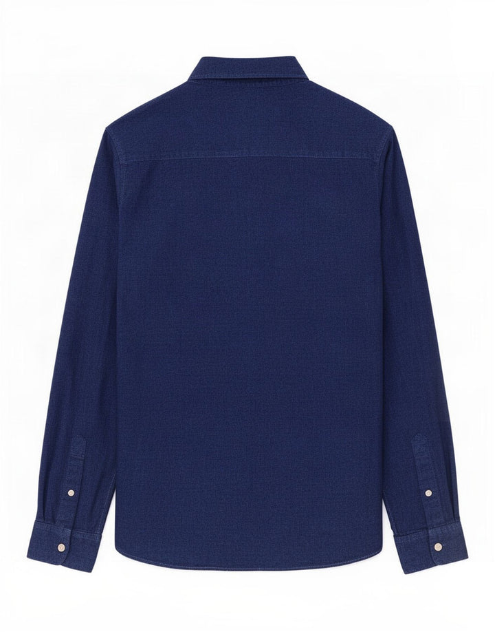 Jack & Jones Herren-Hemd, groß, marineblau, Baumwolle