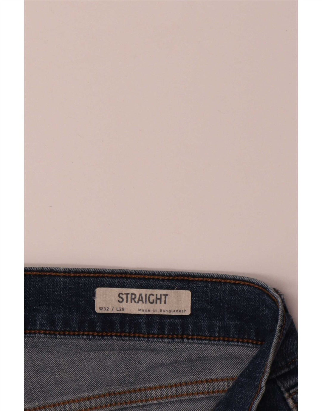 Marks & Spencer Herren Straight Jeans W32 L25 Blaue Baumwolle