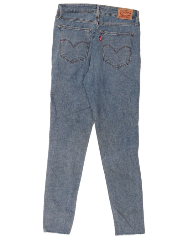 Levi's Damen 721 High Rise Skinny Jeans W29 L30 Blaue Baumwolle