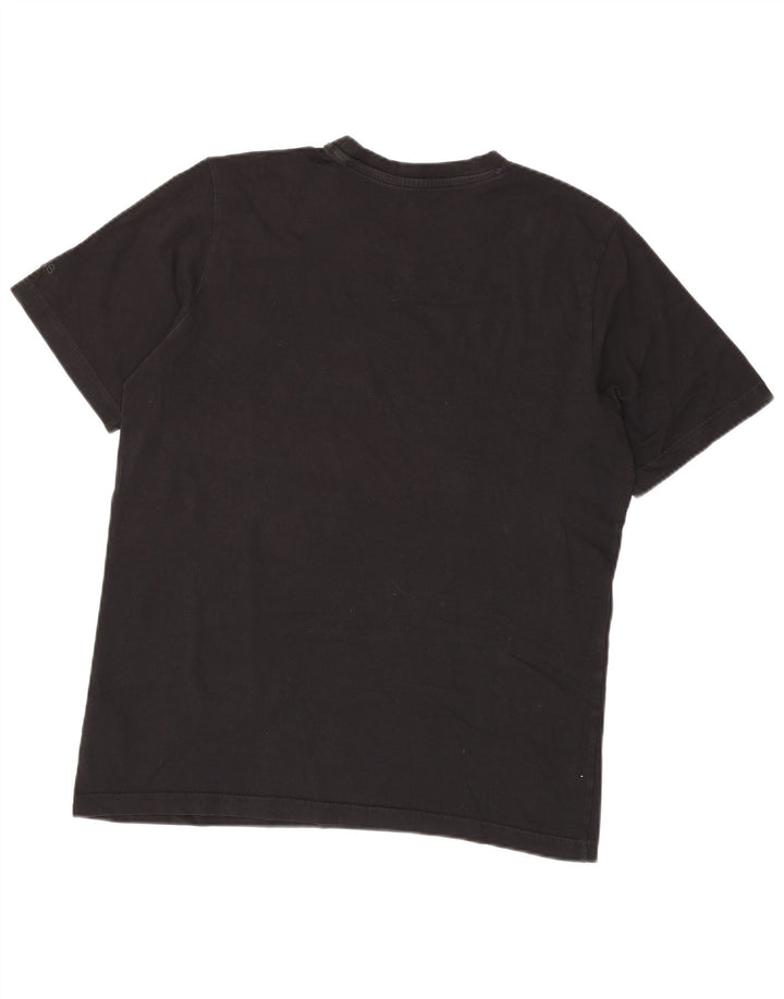 Adidas Herren Grafik T-Shirt Top Medium Schwarz Baumwolle