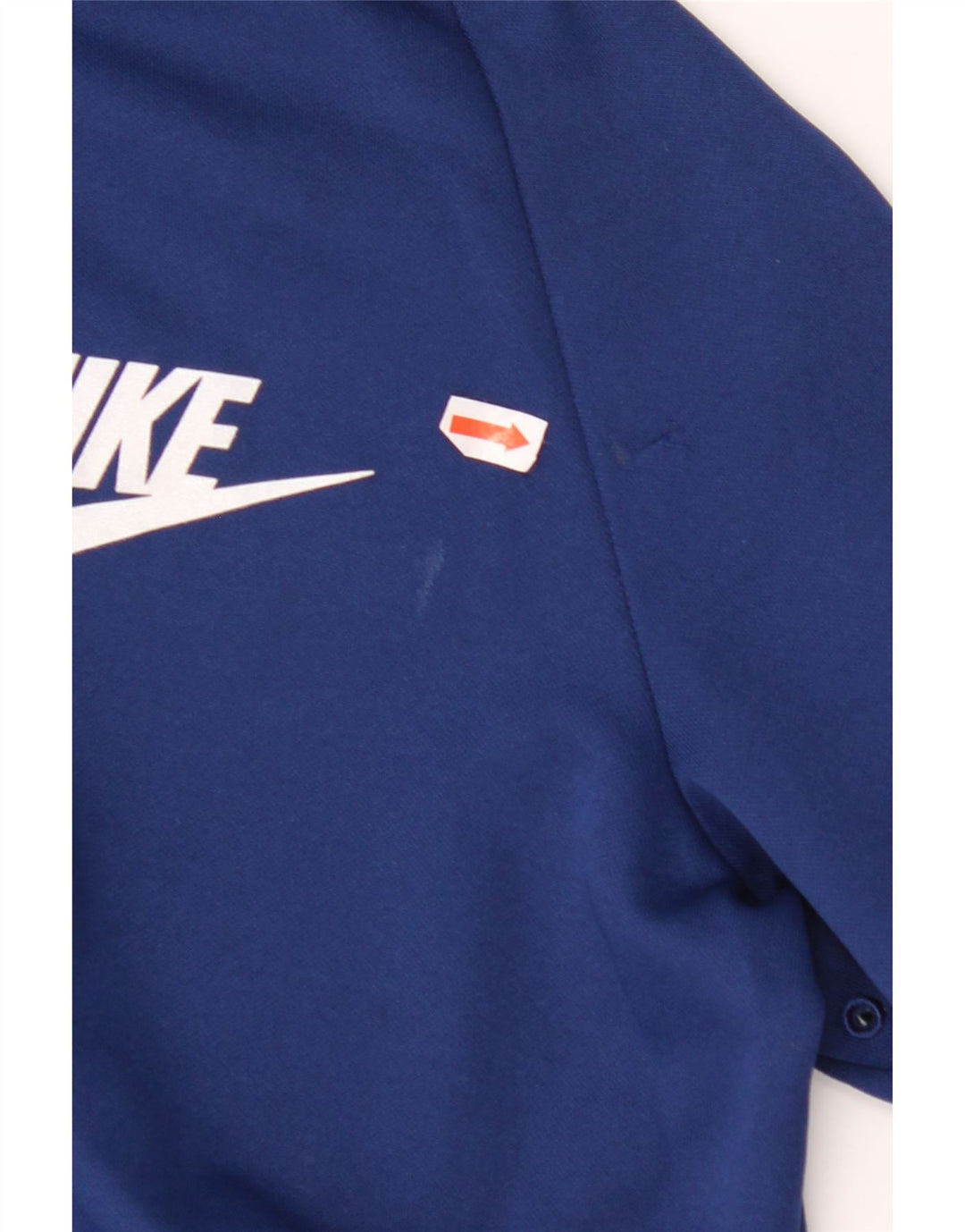 NIKE Jungen-Kapuzenpullover mit Reißverschluss, 12–13 Jahre, groß, Marineblau, Farbblock