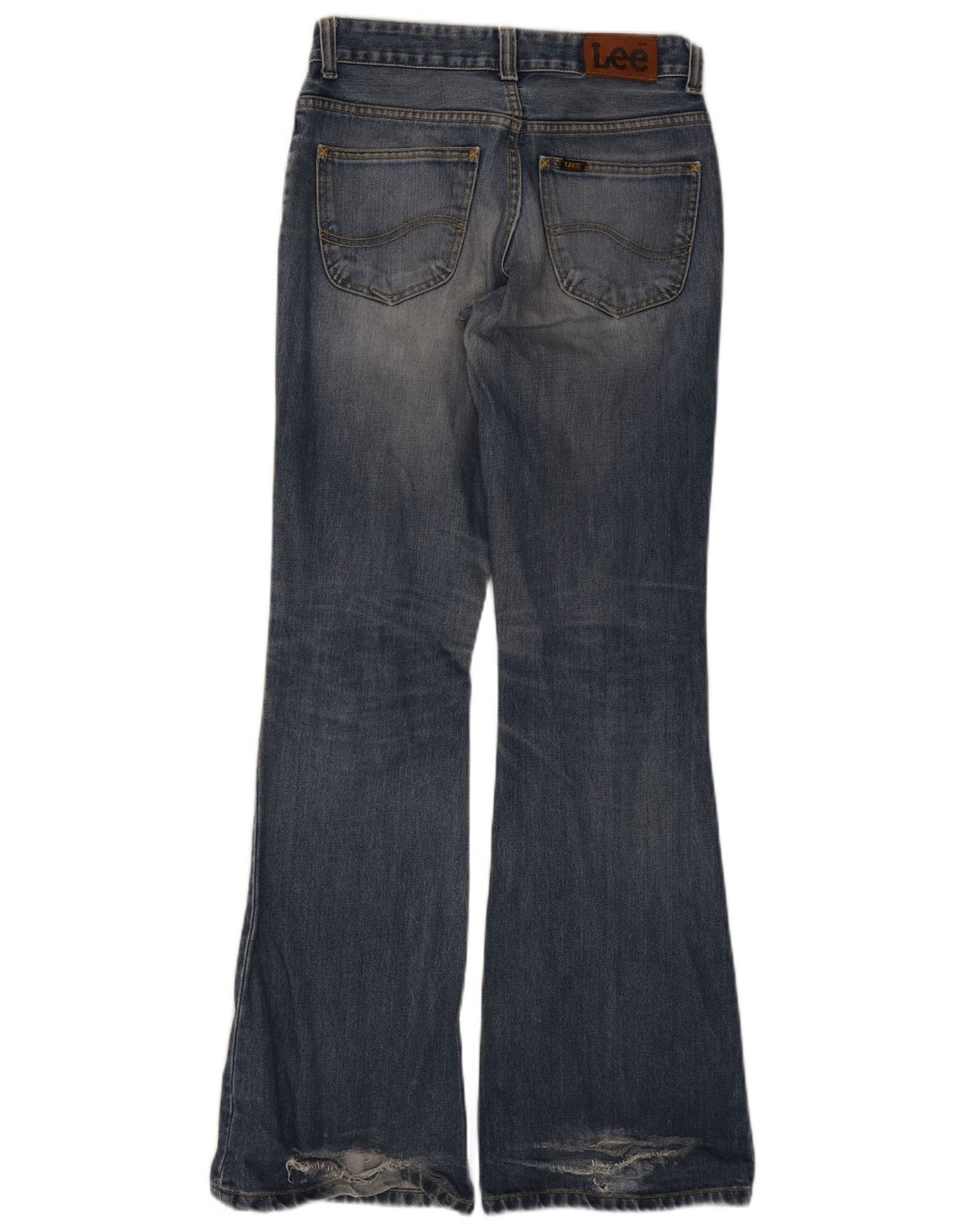 Lee Damen Bootcut-Jeans W28 L33 Blau