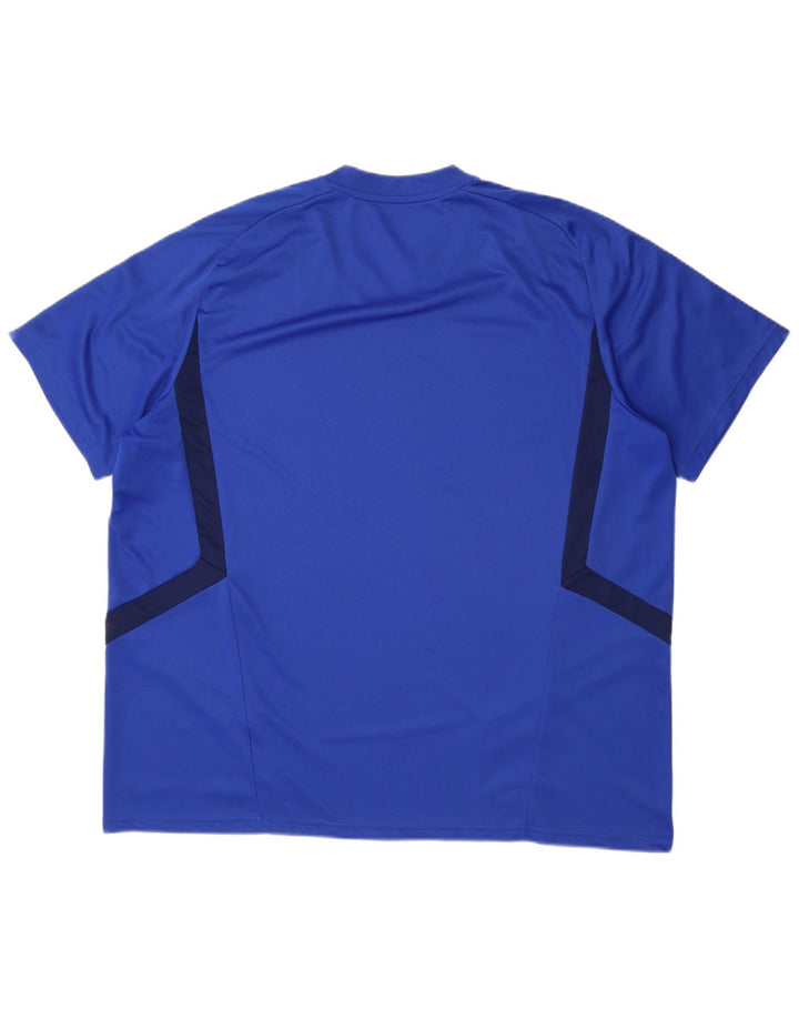 Adidas Herren Climacool T-Shirt Top 2XL Blau Colourblock