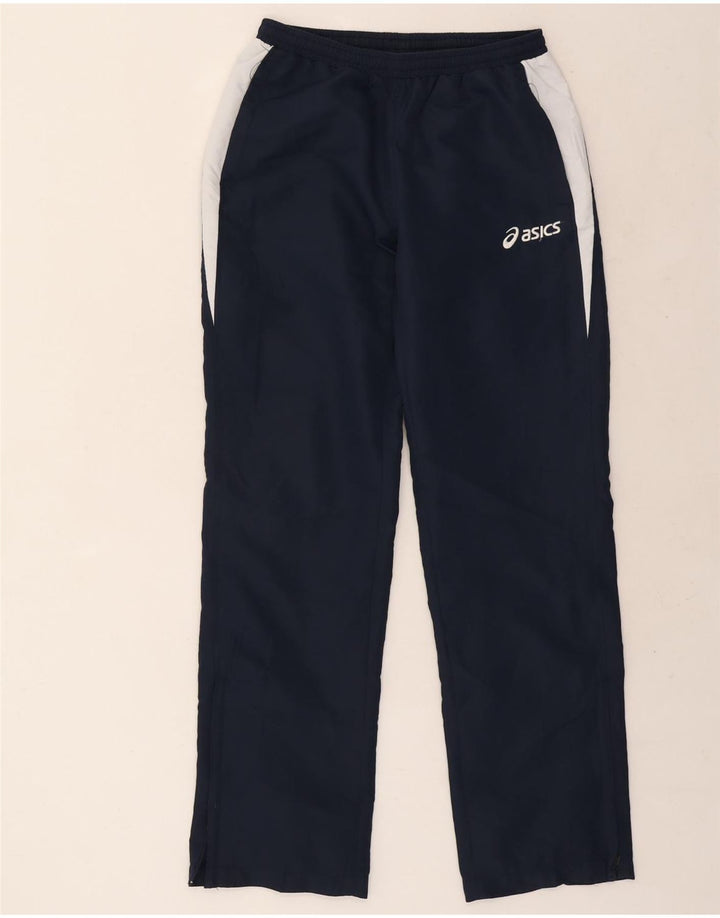 Asics Herren-Trainingshose, groß, marineblau, Farbblock-Polyester