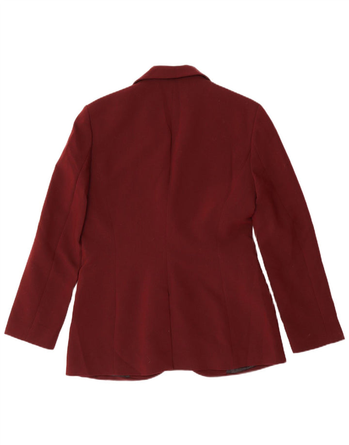 Zara Damen-Blazerjacke mit 2 Knöpfen, UK 14, mittleres Kastanienbraun, Polyester