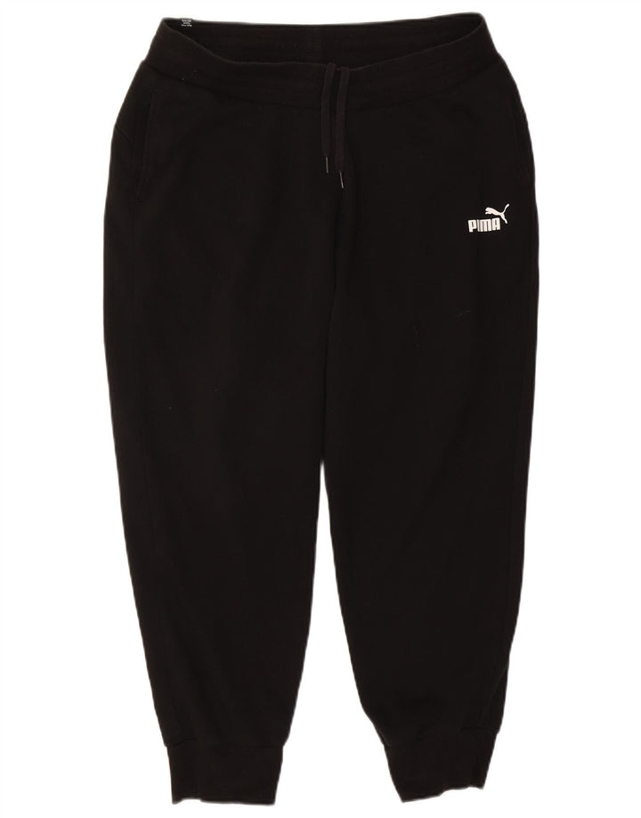 PUMA Herren-Trainingshose, Jogginghose, Größe L, Schwarz, Baumwolle