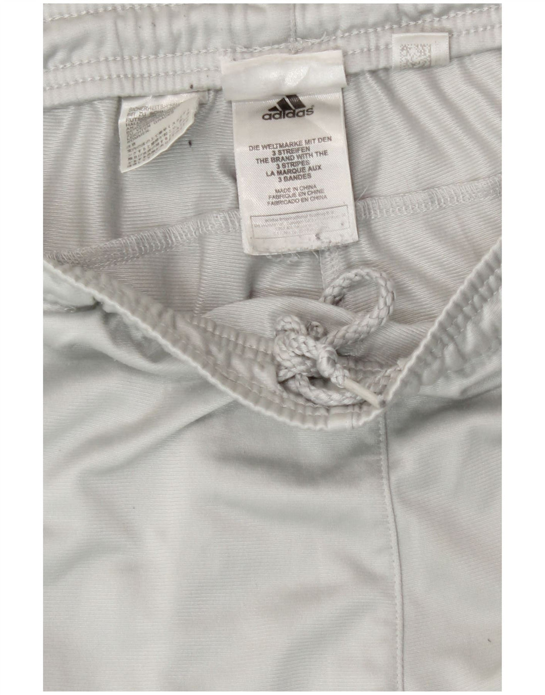 Adidas Herren-Trainingshose, großes graues Polyester