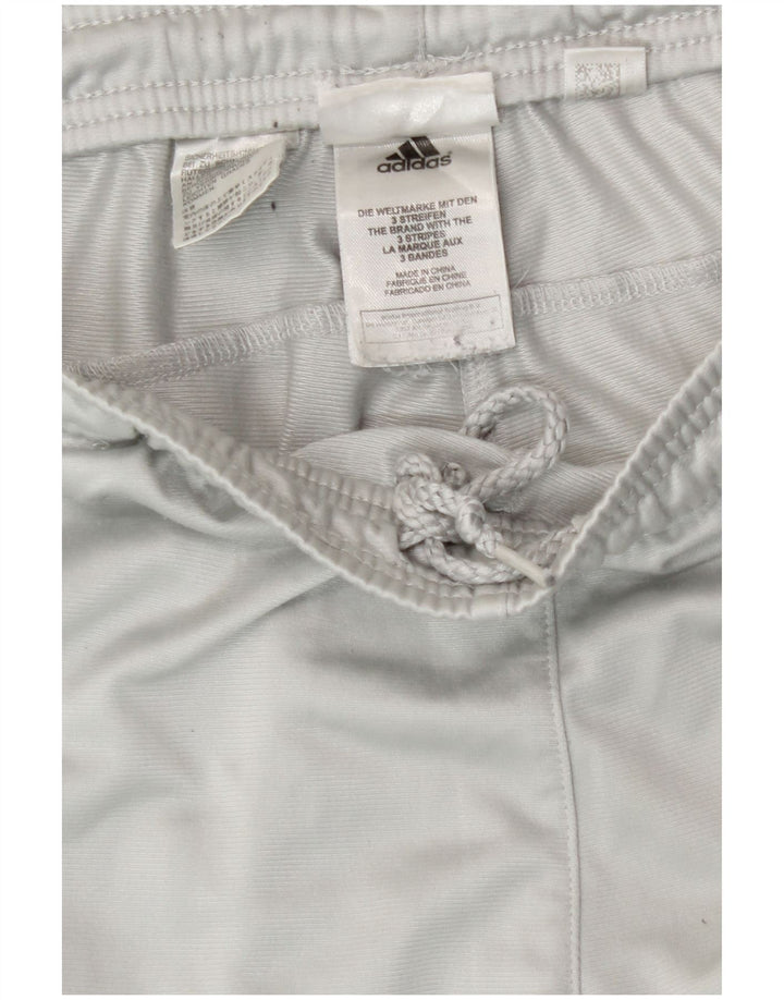 Adidas Herren-Trainingshose, großes graues Polyester