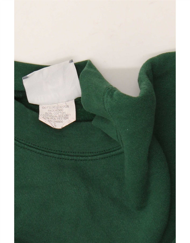 Lee Herren-Sweatshirt mit Grafik, groß, grüne Baumwolle