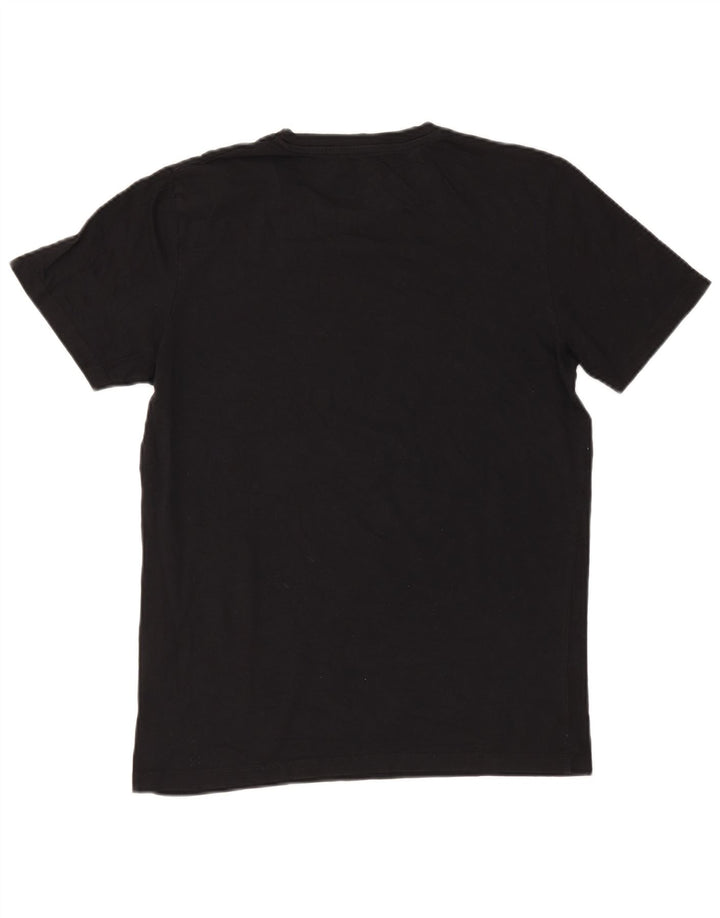 Jack & Jones Herren-T-Shirt mit Grafik, mittelschwarze Baumwolle
