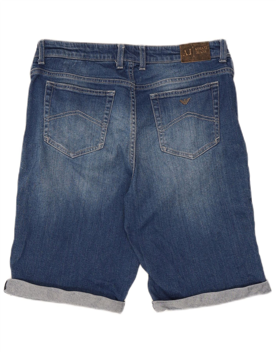 Armani Junior Jungen Jeansshorts 15-16 Jahre W32 Blaue Baumwolle