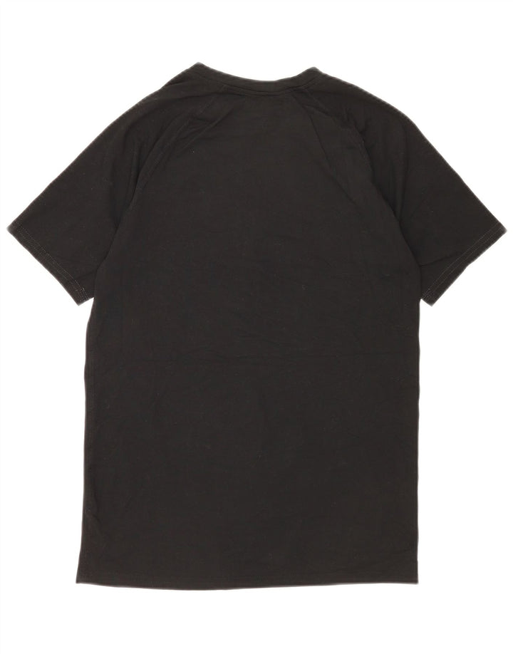 Russell Athletic Herren Dri-Power T-Shirt Top UK 38/40 Medium Schwarz Polyester