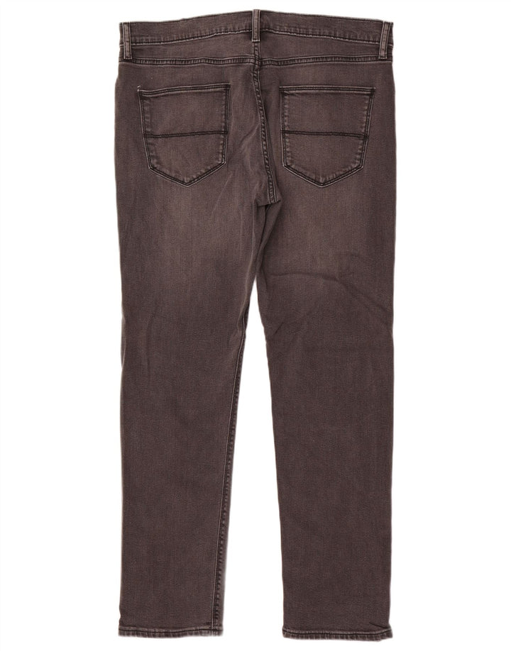 Marks & Spencer Herren Slim Jeans W34 L31 Graue Baumwolle