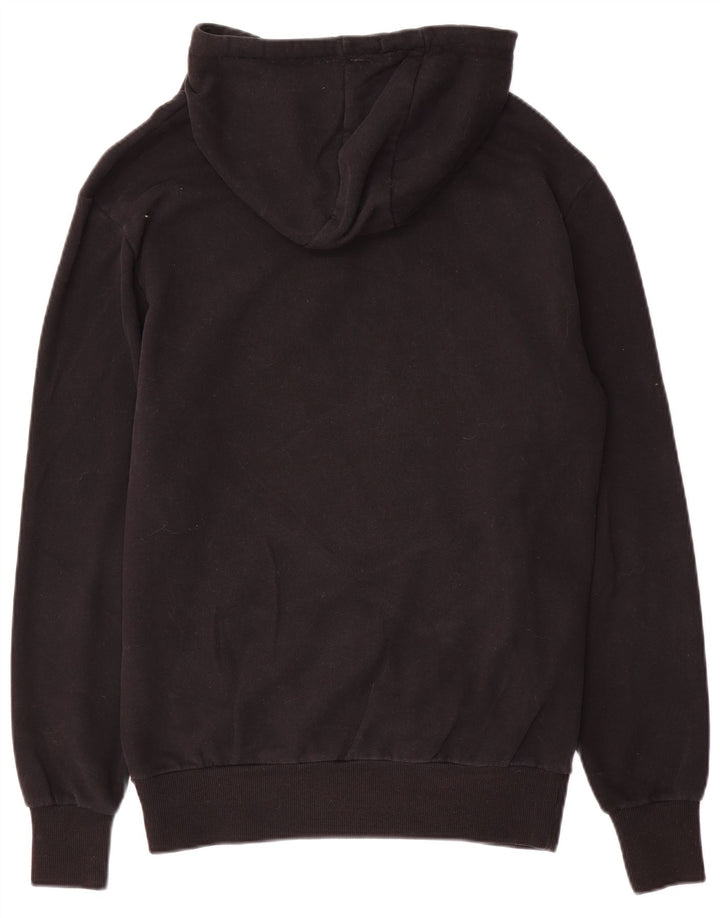 ELLESSE Herren-Kapuzenpullover mit Grafik, mittelschwarz, Baumwolle