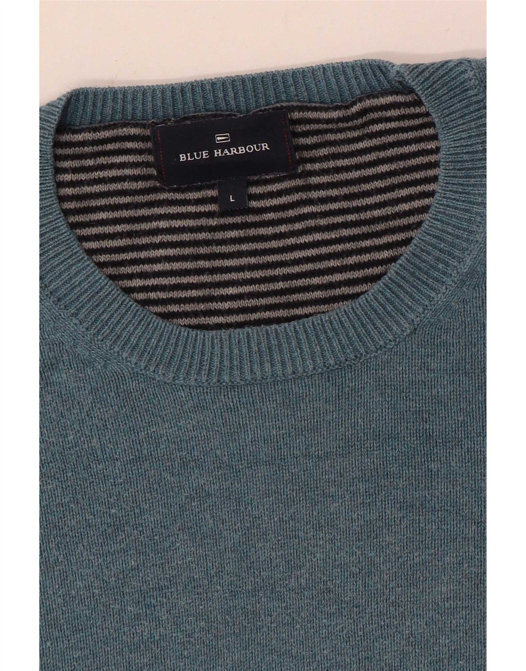 Marks & Spencer Herren-Pullover „Harbor“ mit Rundhalsausschnitt, Blau, Größe L