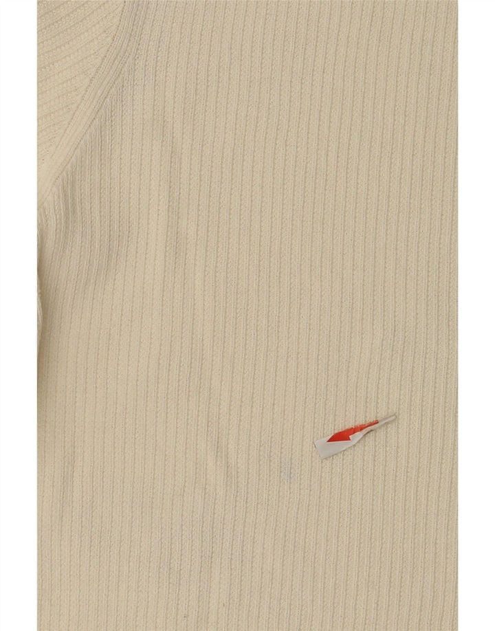 Massimo Dutti Herren-T-Shirt, kurzärmelig, groß, aus weißer Baumwolle