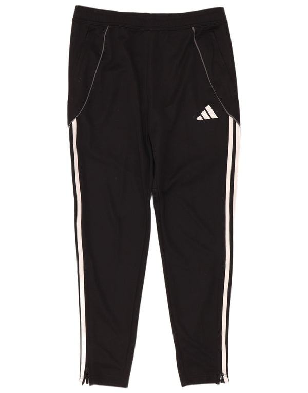 Adidas Mens Aeroready Slim Fit Tracksuit Trousers Medium Black Polyester