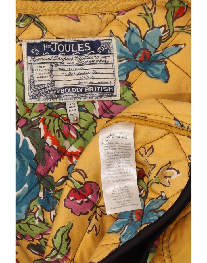 JOULES Damen Steppjacke UK 12 Medium Schwarz Polyamid