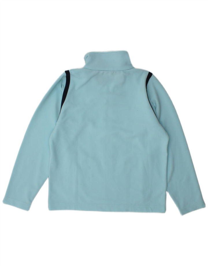 Kappa Damen-Trainingsanzug-Oberteiljacke UK 14 Mittelblaues Colourblock-Polyester