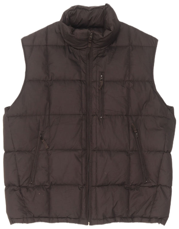 Icepeak Herren Wattierte Weste EU 58 4XL Schwarz Polyamid