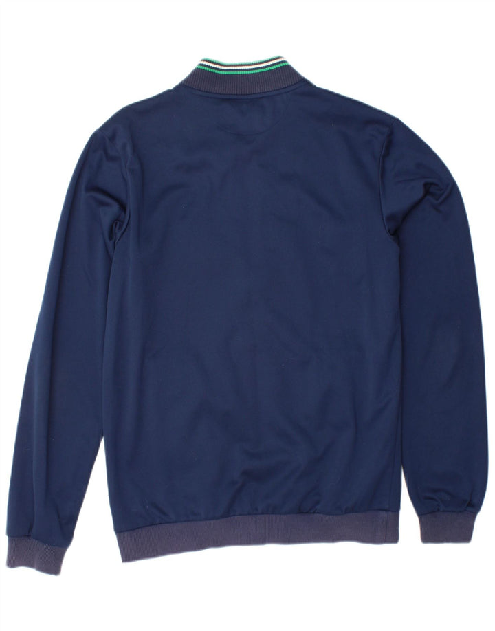 ADIDAS Herren-Trainingsanzug-Top-Jacke, mittelgroß, marineblau, Polyester