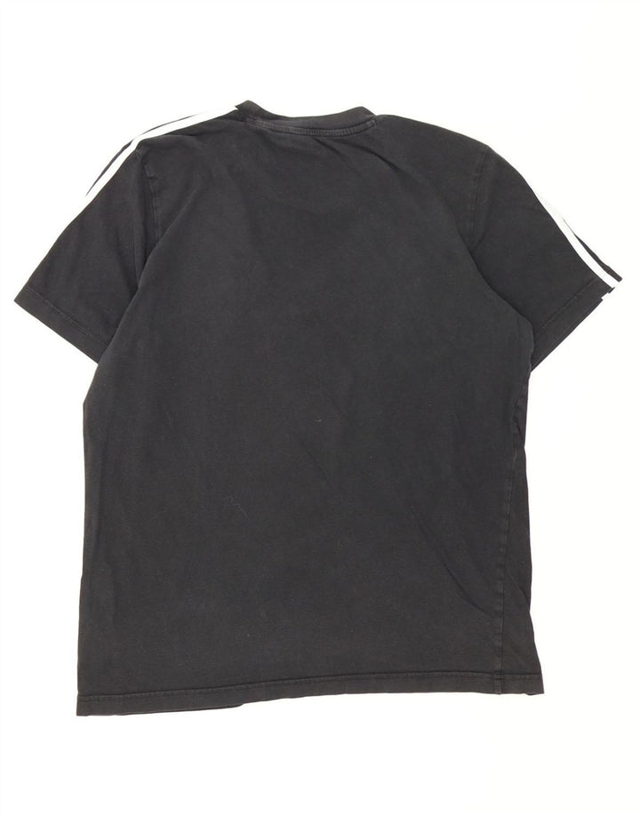Adidas Herren T-Shirt Top Medium Schwarz Baumwolle