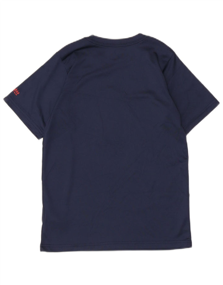 Columbia Grafik-T-Shirt für Jungen, 10–11 Jahre, mittelgroß, marineblau, Polyester