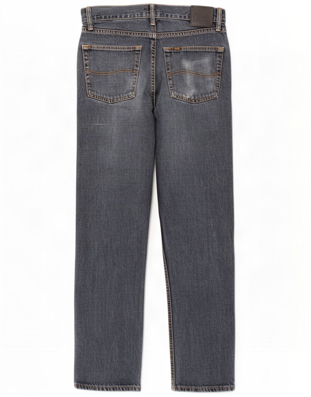 Lee Herren Straight Jeans W32 L32 Blaue Baumwolle