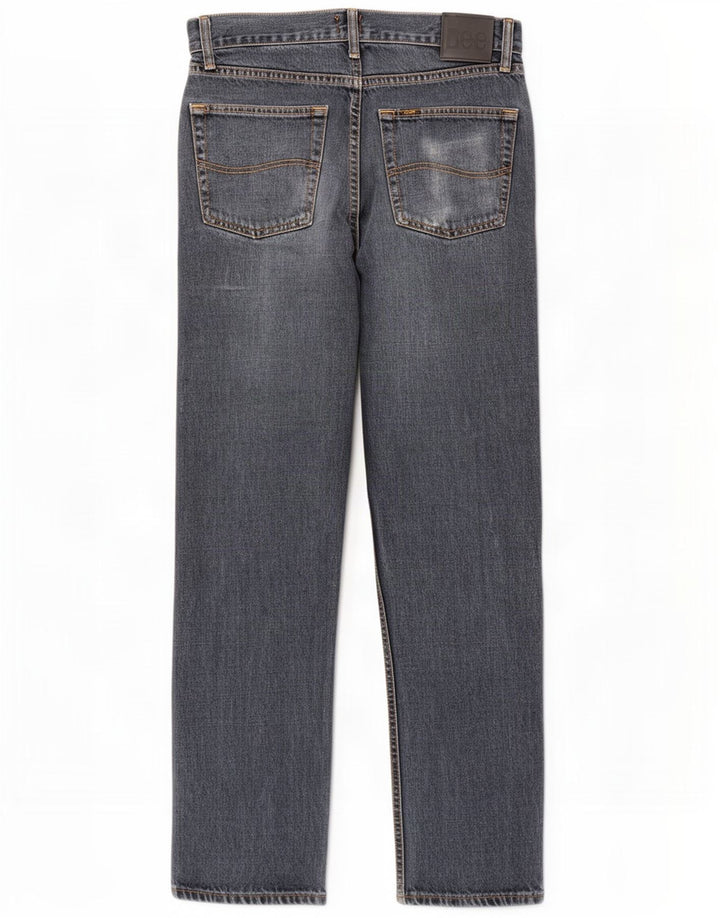 Lee Herren Straight Jeans W32 L32 Blaue Baumwolle