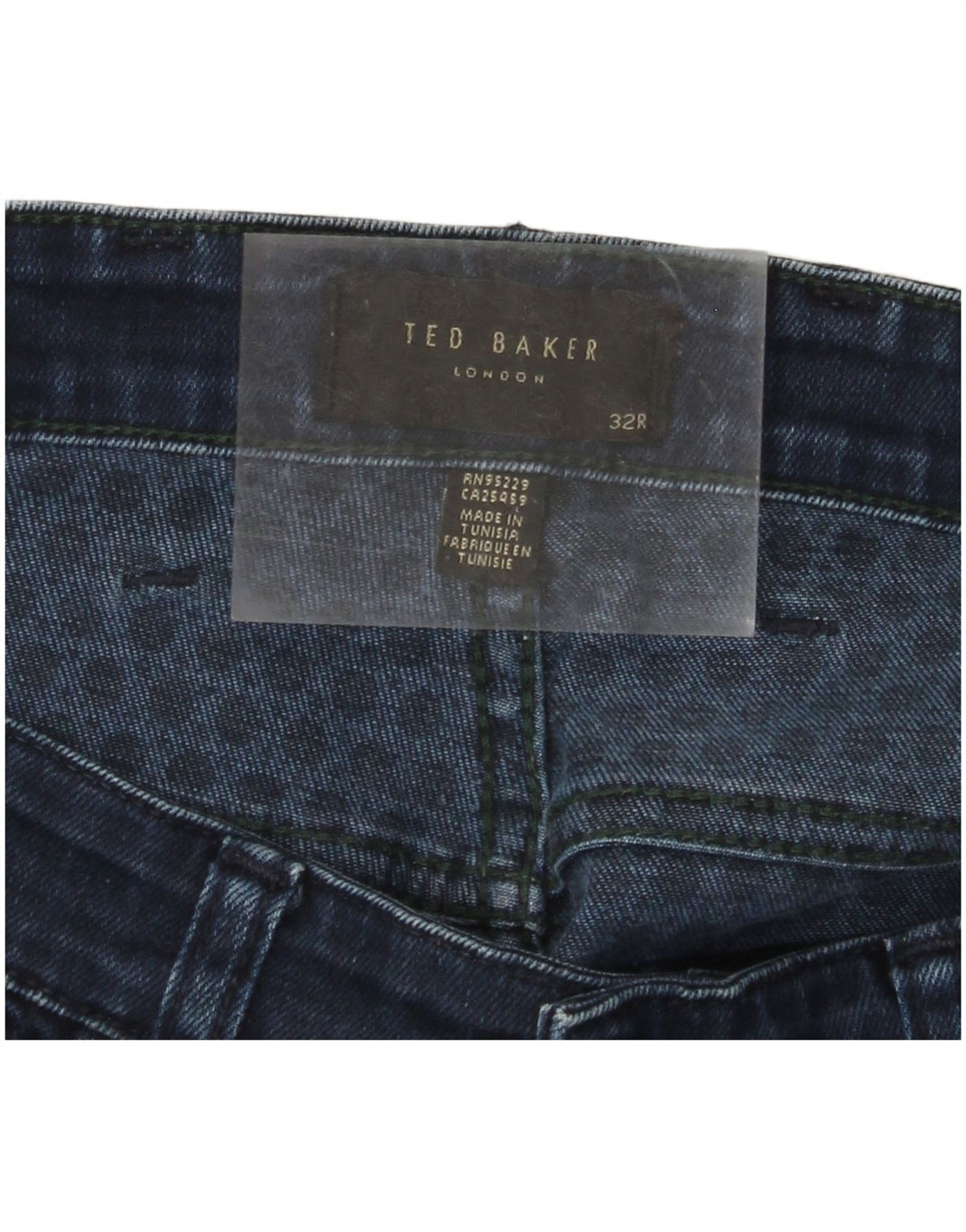 TED BAKER Herren Slim Jeans W32 L31 Marineblau