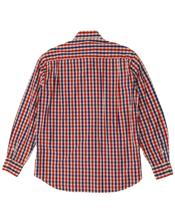 Paul & Shark Herrenhemd, Größe 39, mittelgroß, mehrfarbig, Gingham-Baumwolle