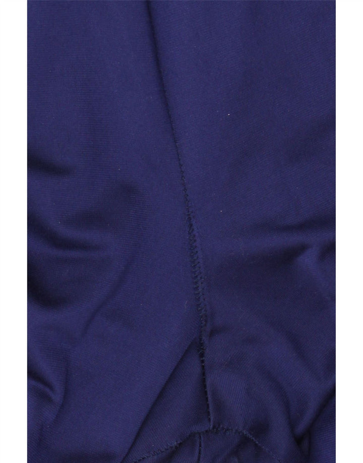 Kompletter Herren-Trainingsanzug mit Leopardenmuster, UK 46/48, XL, Marineblau, Farbblock-Polyester