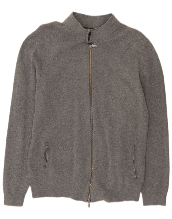 Massimo Dutti Damen-Cardigan-Pullover UK 16 Large Grau