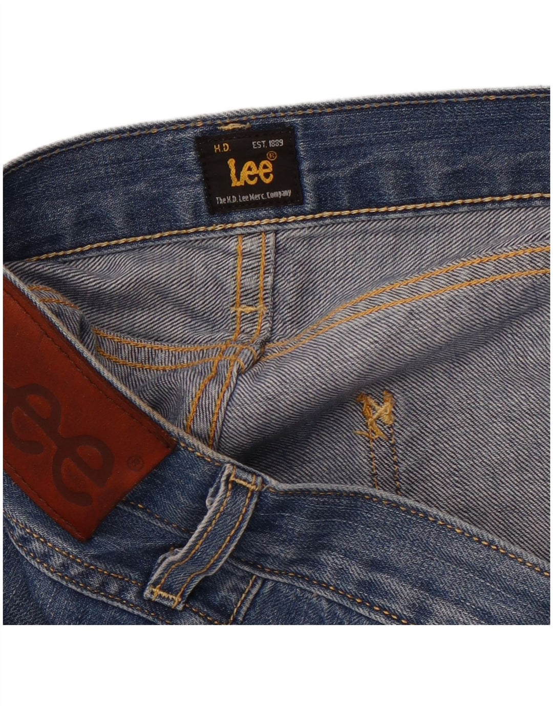 LEE Herren Jeansshorts W34 Large Blau