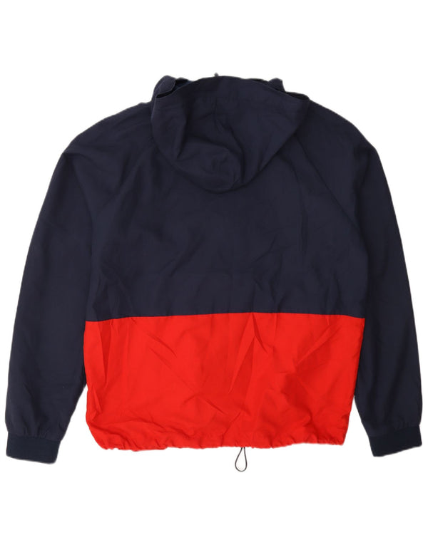 Fila Herren-Trainingsanzug mit grafischer Kapuze, mittelgroß, Marineblau, Farbblock