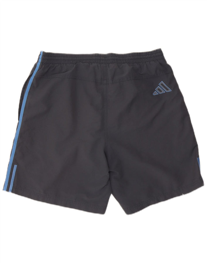 Adidas Herren-Sportshorts, großes graues Polyester