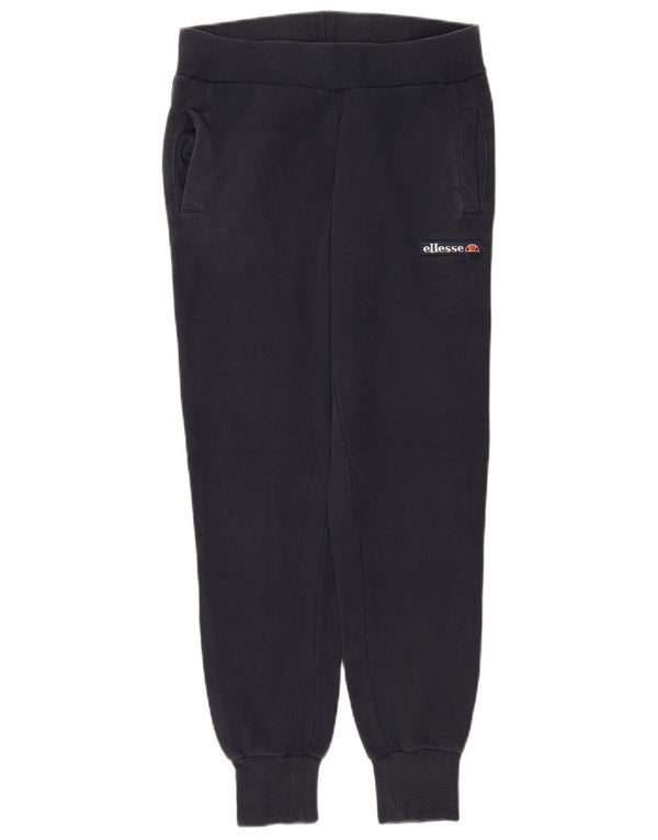 Ellesse Womens Trainingshose Jogger UK 6 XS Marineblau Baumwolle