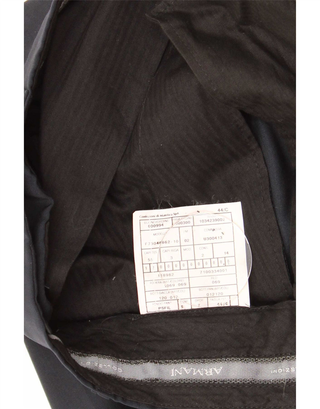Armani Herren Pegged Freizeithose IT 46 Small W28 L29 Schwarz