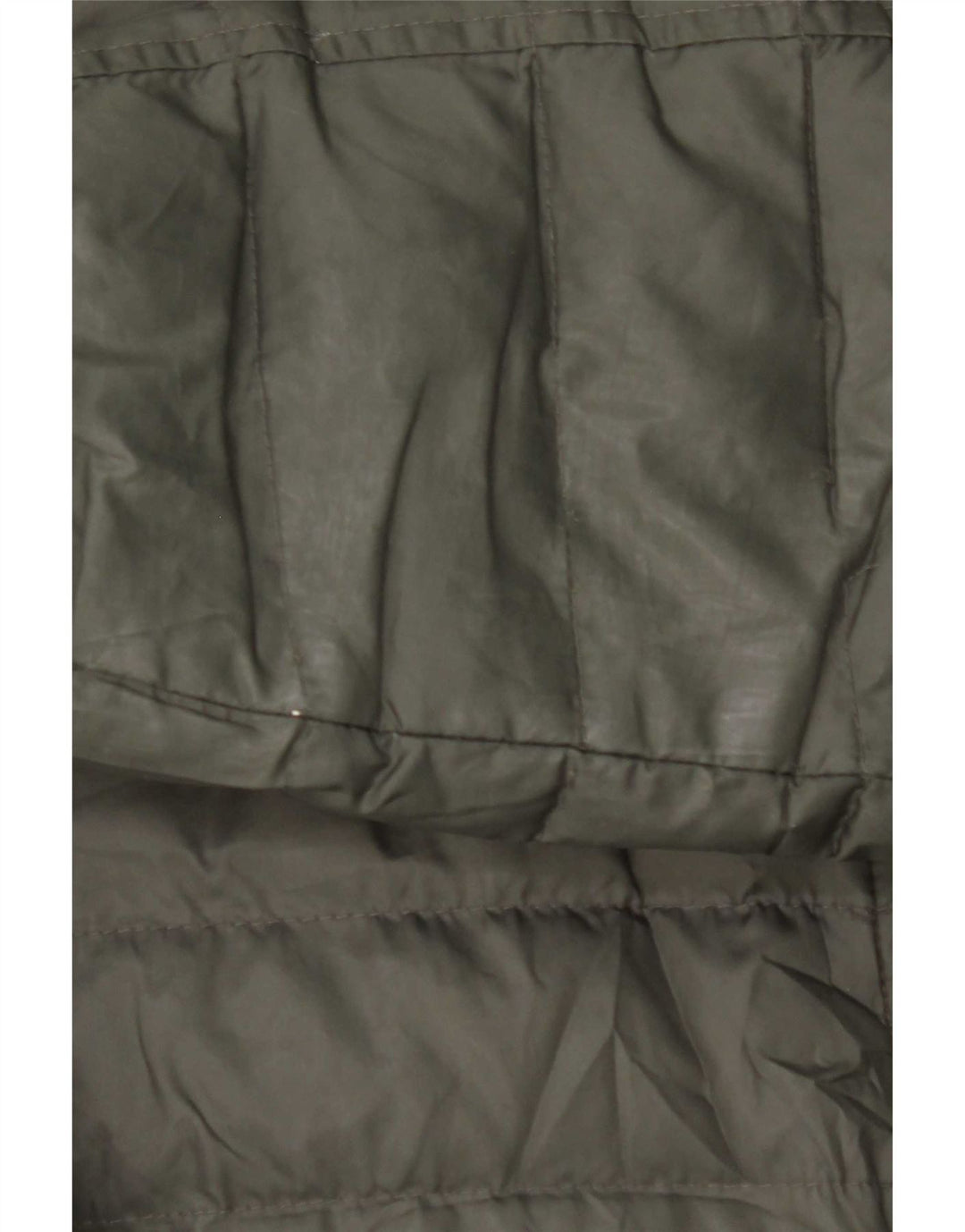 Massimo Dutti Herren Wattierte Jacke UK 40 Large Khaki Polyester